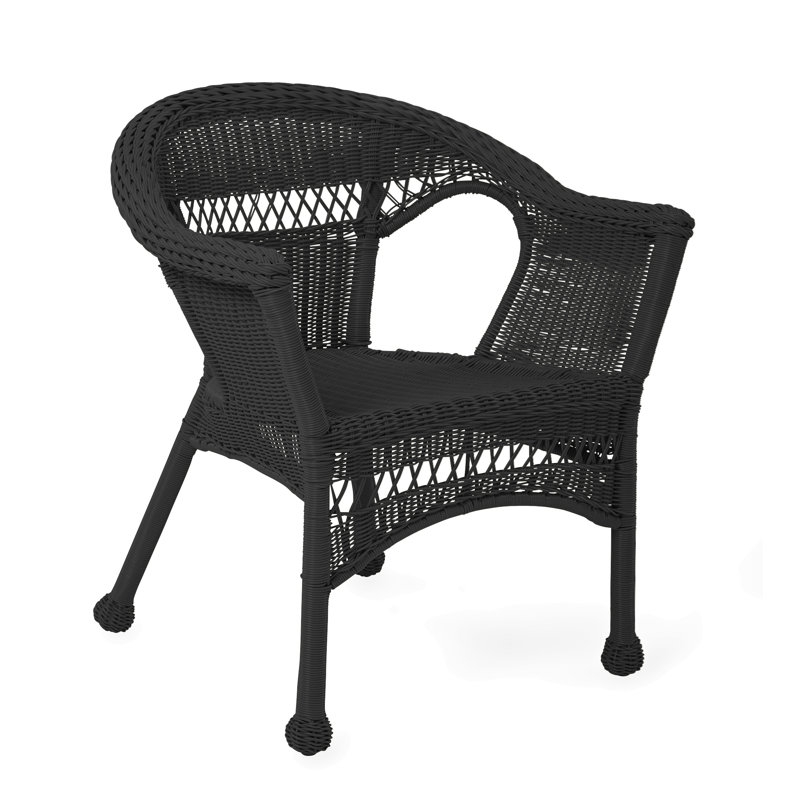 Plow & Hearth Easy Care Resin Wicker Chair & Reviews Wayfair